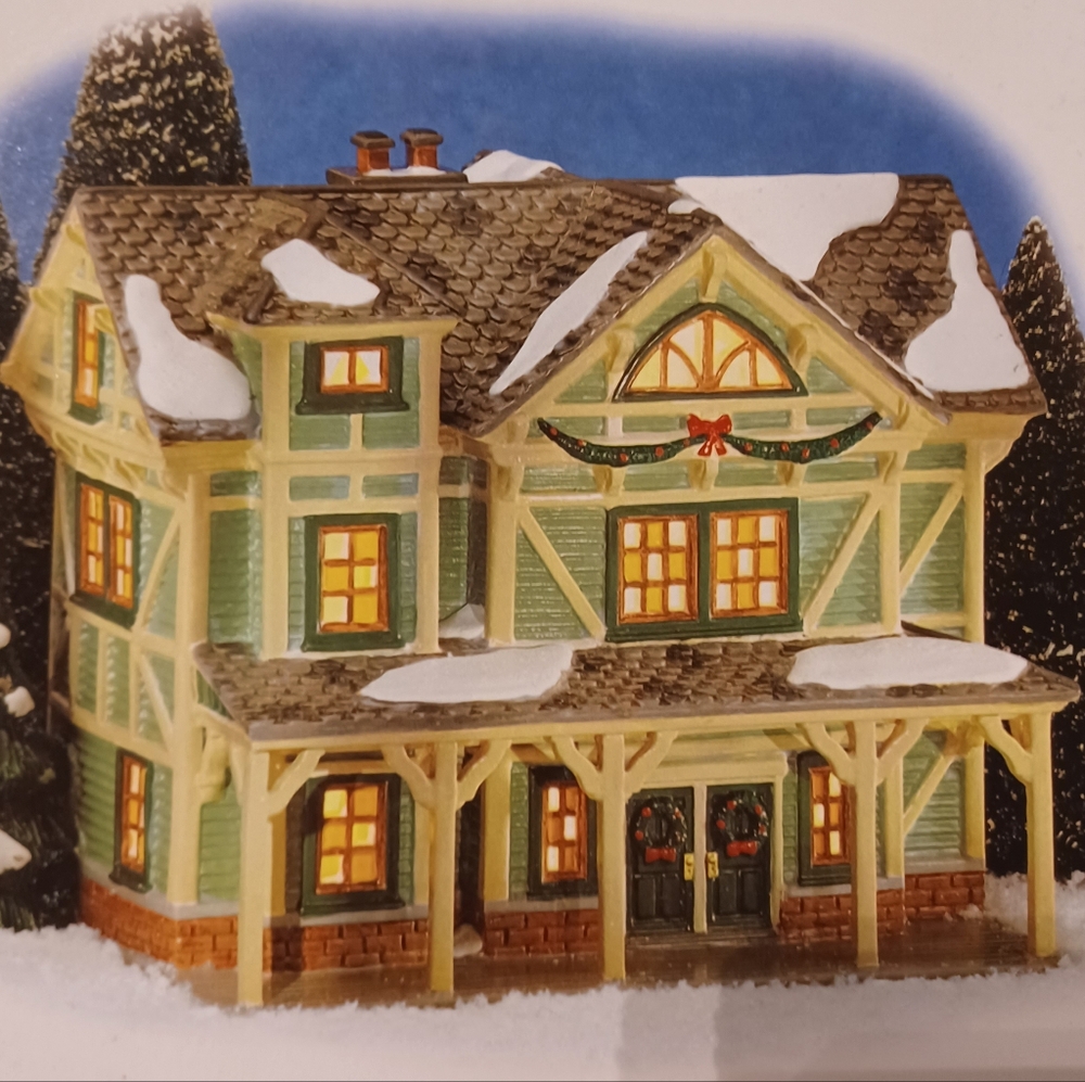 Dept 56 American Architecture Stick Style House The Original Snow Village #54943